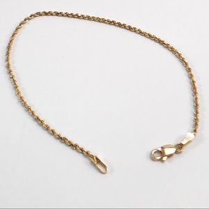 ***SOLD***14KT Gold Bracelet 7” long